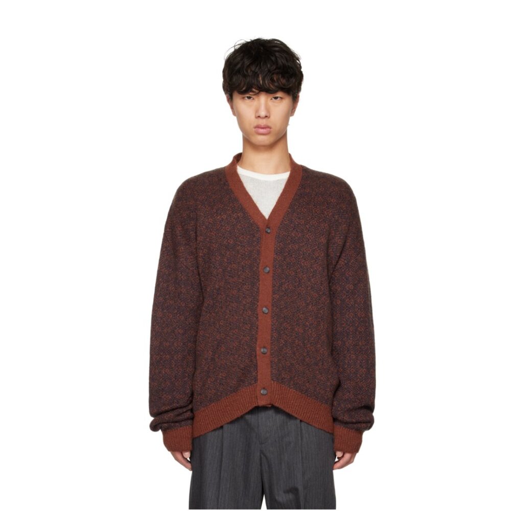 Palmes Burgundy/Brown Inter Cardigan